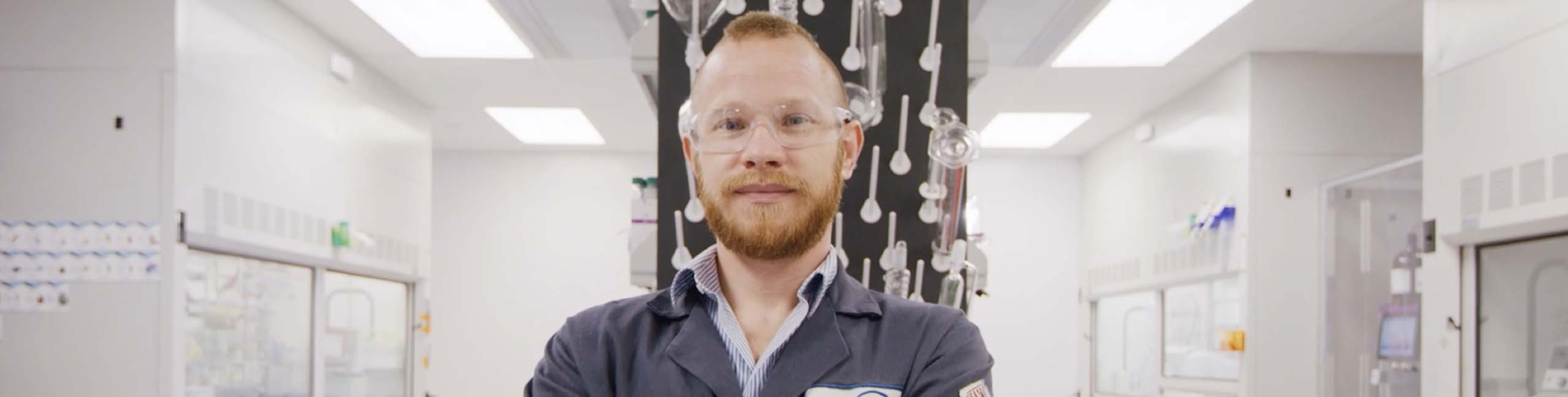 Scientist working in a lab