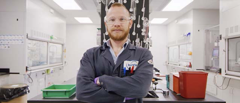 Scientist working in a lab